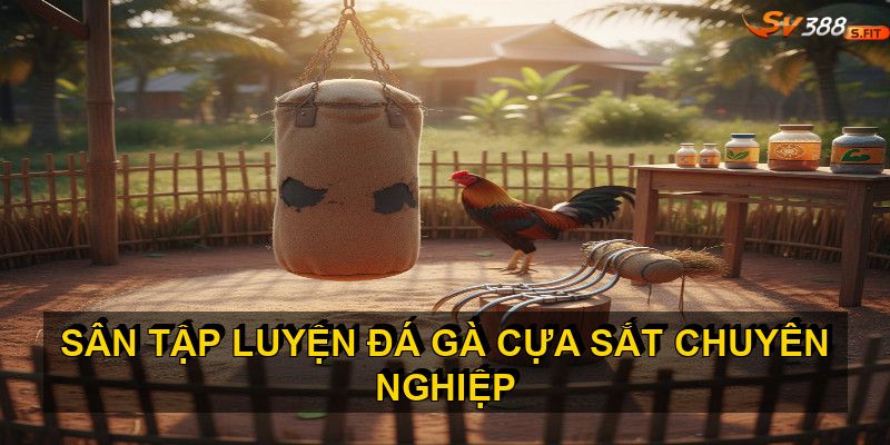 Dụng cụ hỗ trợ luyện tập đá gà cựa sắt chuyên nghiệp