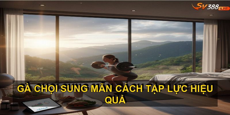 Phương pháp tập lực nâng cao cho gà chọi chuyên nghiệp