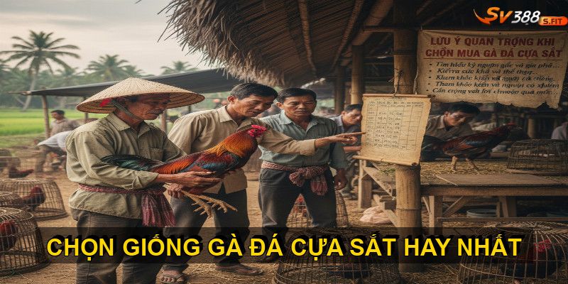 Lưu ý quan trọng khi chọn mua giống gà đá cựa sắt