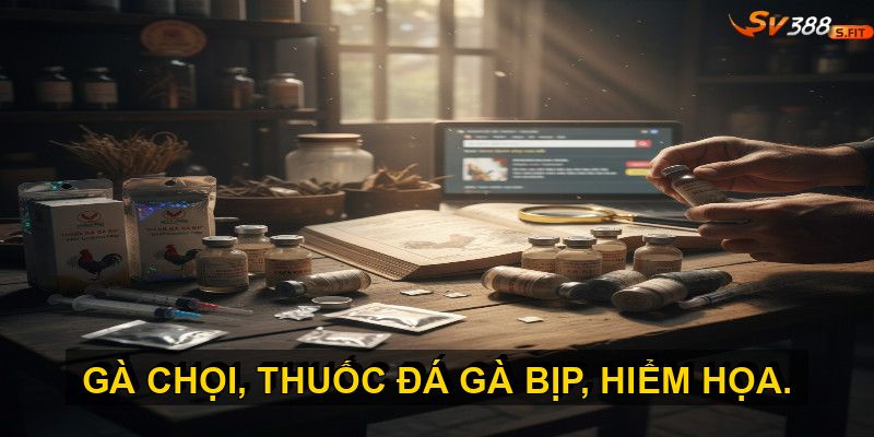 Ưu điểm và nhược điểm khi sử dụng thuốc đá gà bịp cho gà chọi.